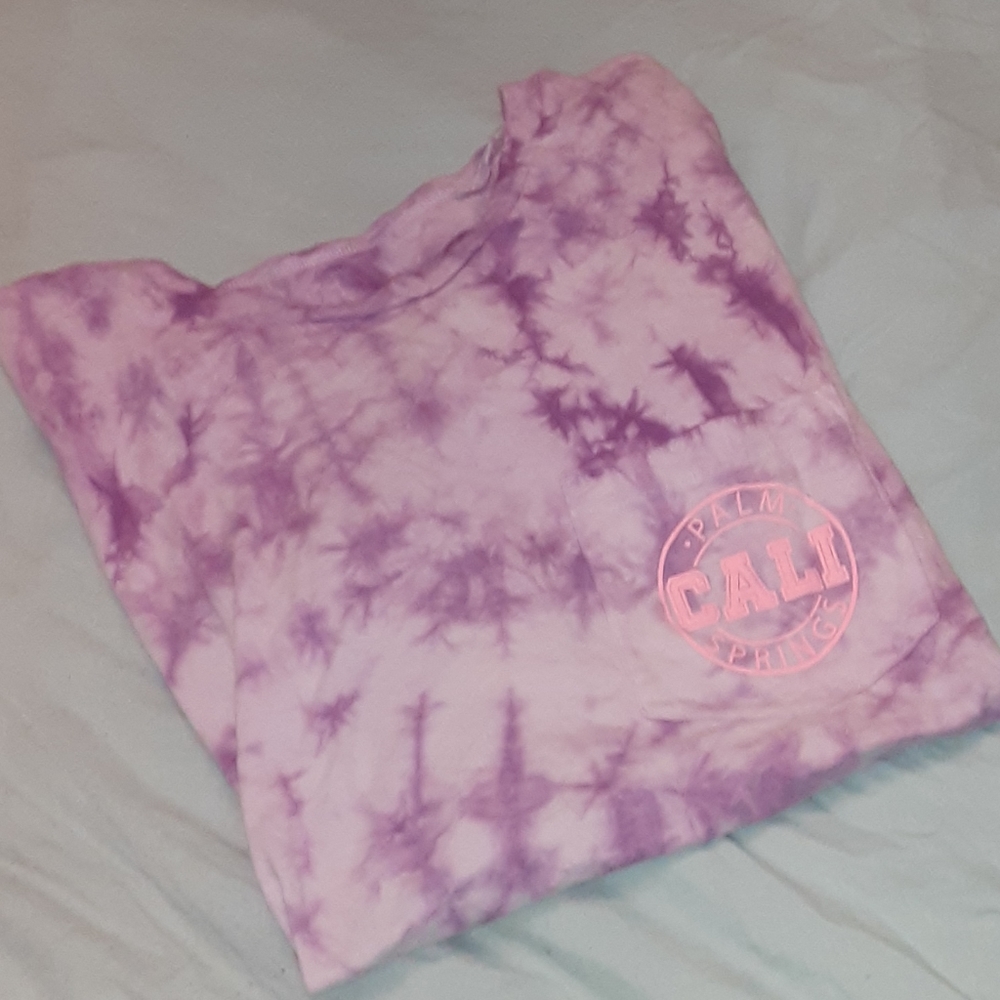 Purple Tie Dye Tee